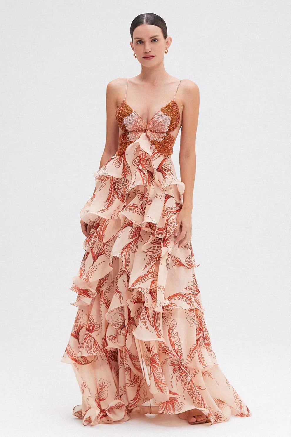 Frauke | Dress with flounce