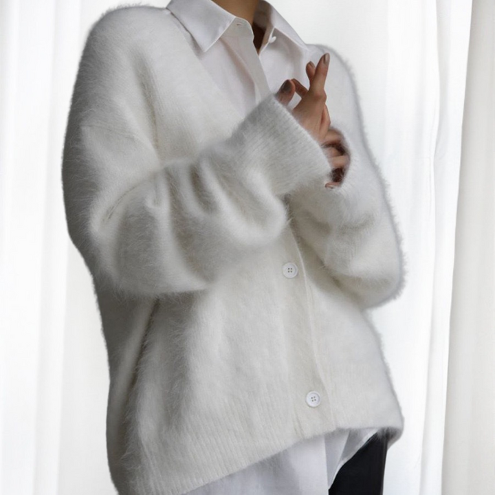 Joanna | Comfy Button Front Drop Shoulder Cardigan