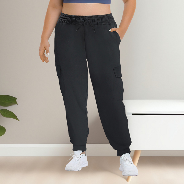 Daisy | Casual Plus Size Waist Cargo Pants