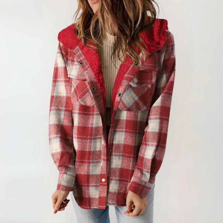 Millie | Casual Long Sleeve Button Front Hooded Coat