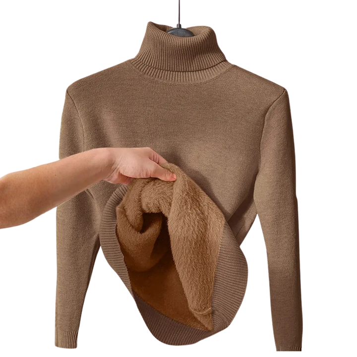 Sophie | Cosy Fleece-Lined Turtleneck Sweater