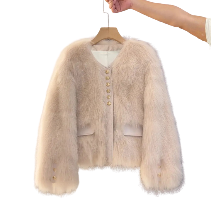 Alana | Korean Faux Fox Fur Coat