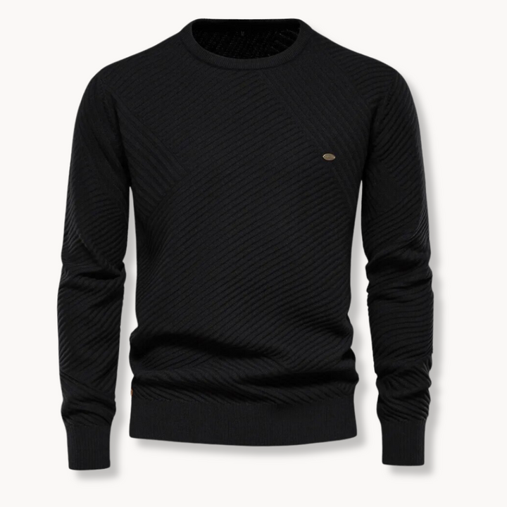 Max - Ribbed Crew-Neck Jumper