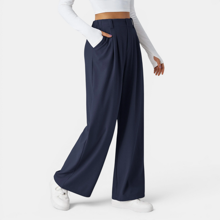 Phoebe | Relaxed High-Waist Wide-Leg Trousers