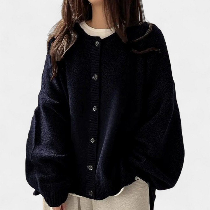 Wendy | Classic Button-Front Knit Cardigan