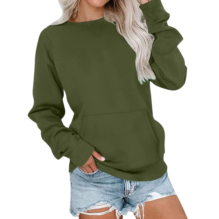 Charlotte | Cosy Solid Oversized Pullover Sweatshirt