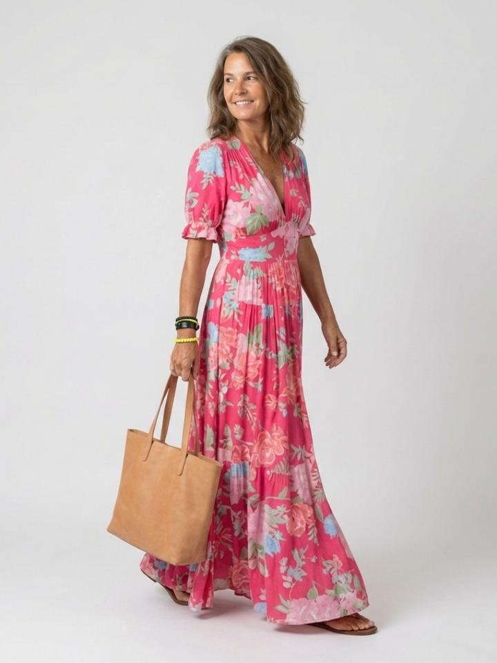 Dorothea Floral Midi Dress