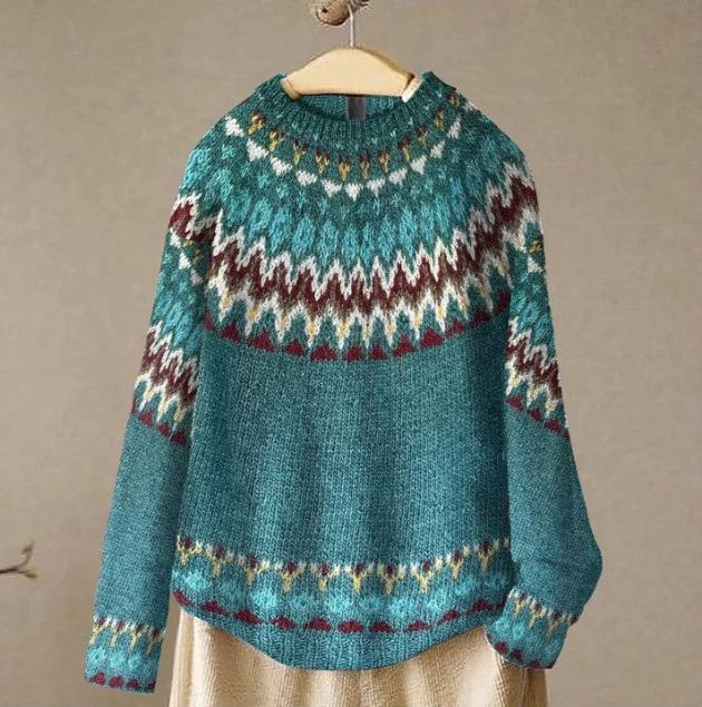 Kiara | Boho Wave Knit sweater
