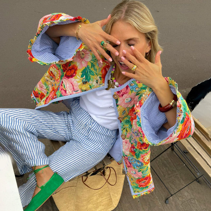 Ella | Trendy Printed Jacket