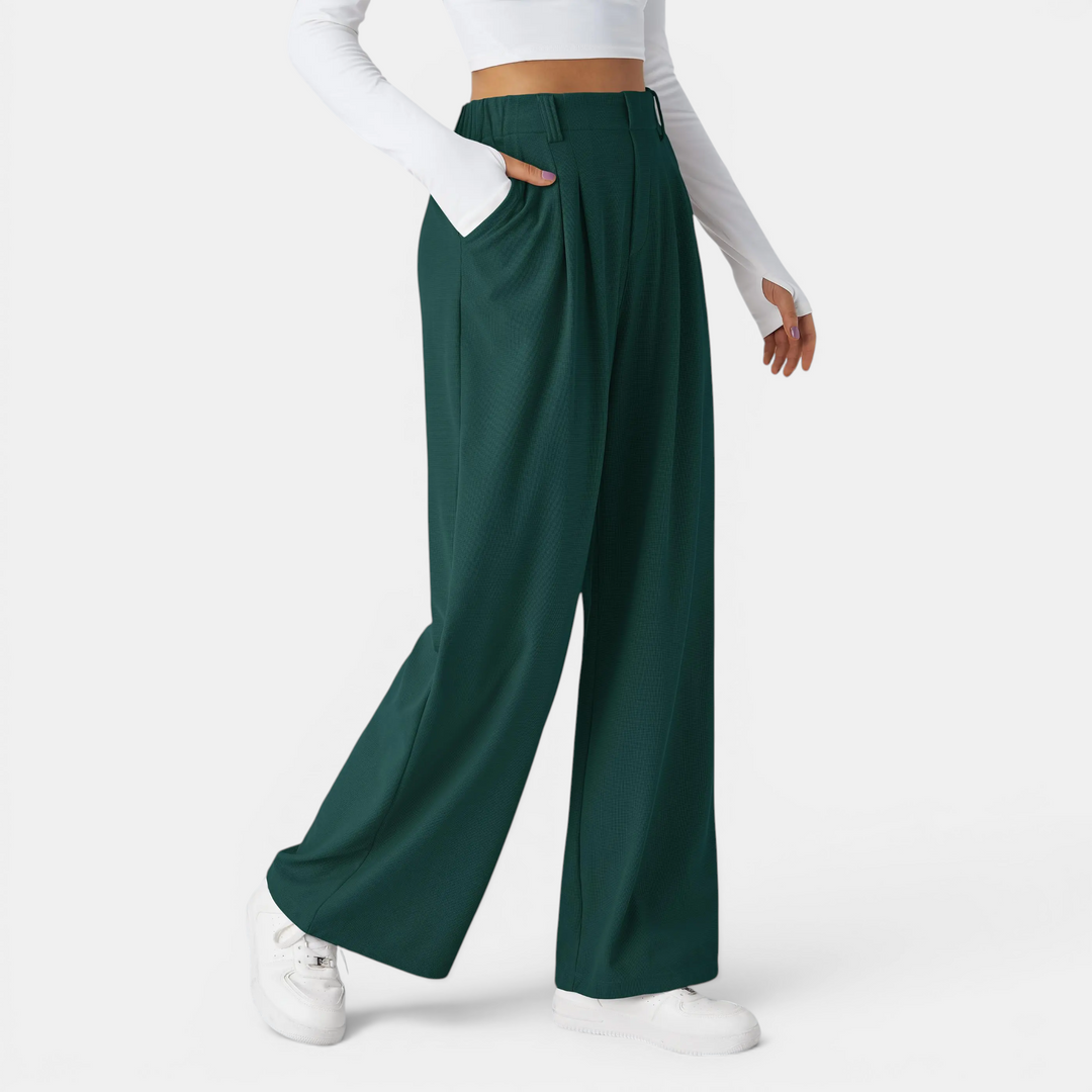 Phoebe | Relaxed High-Waist Wide-Leg Trousers