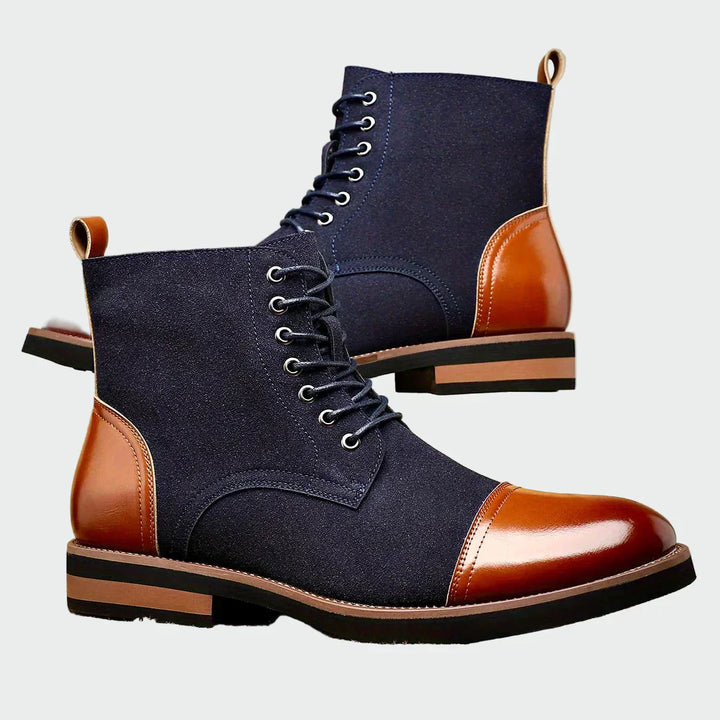 Madeleine - Oxford Leather Ankle Boots