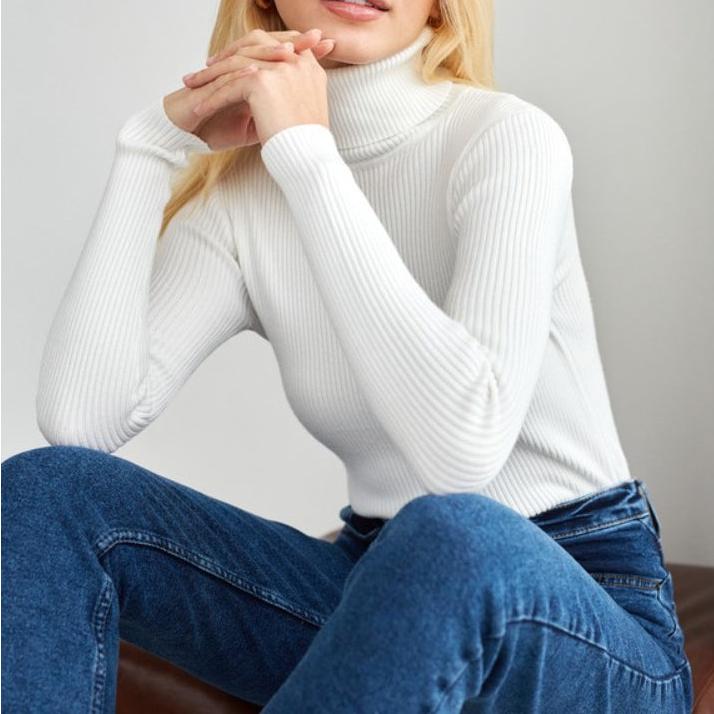 Kylie | Ribbed Turtleneck Sweater