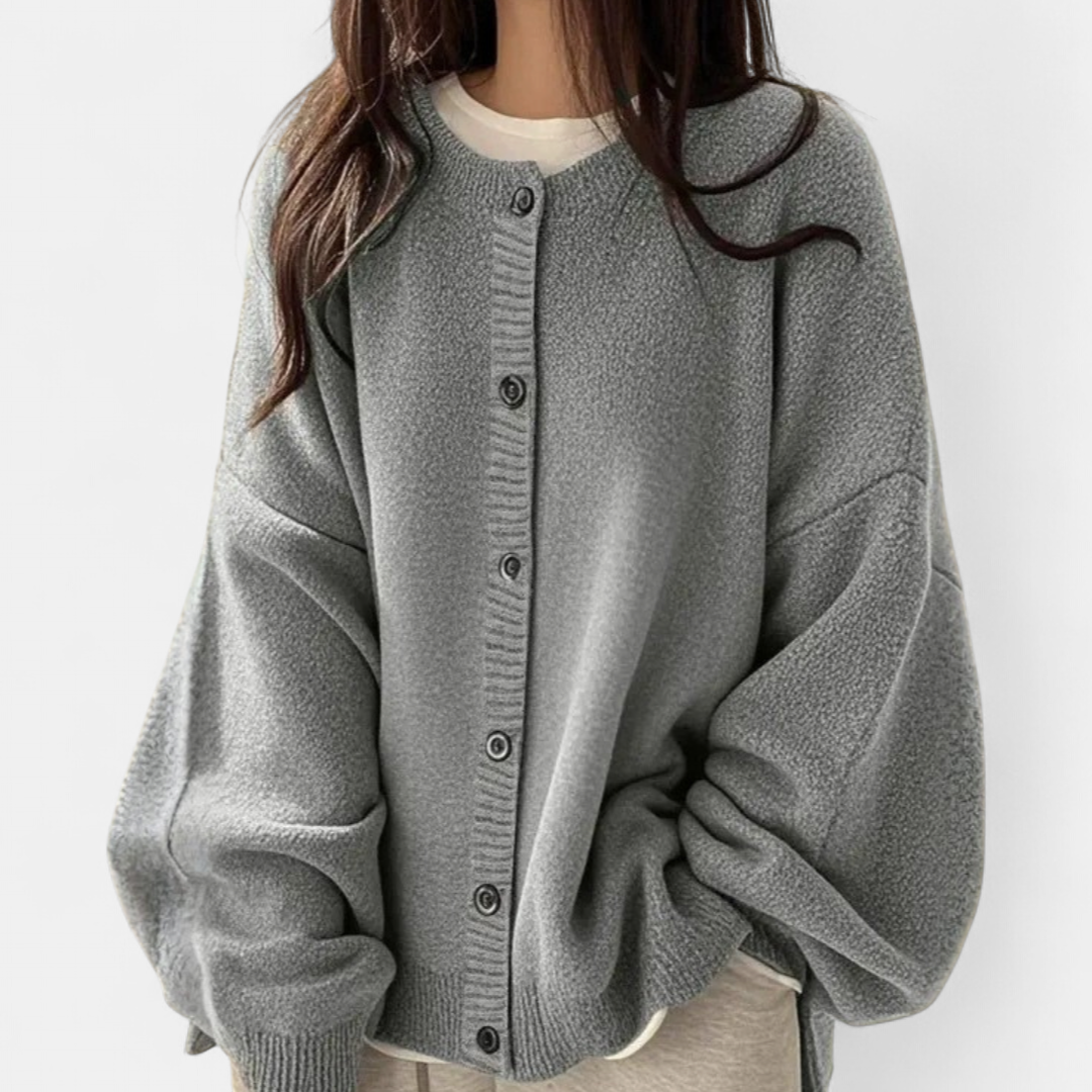 Wendy | Classic Button-Front Knit Cardigan