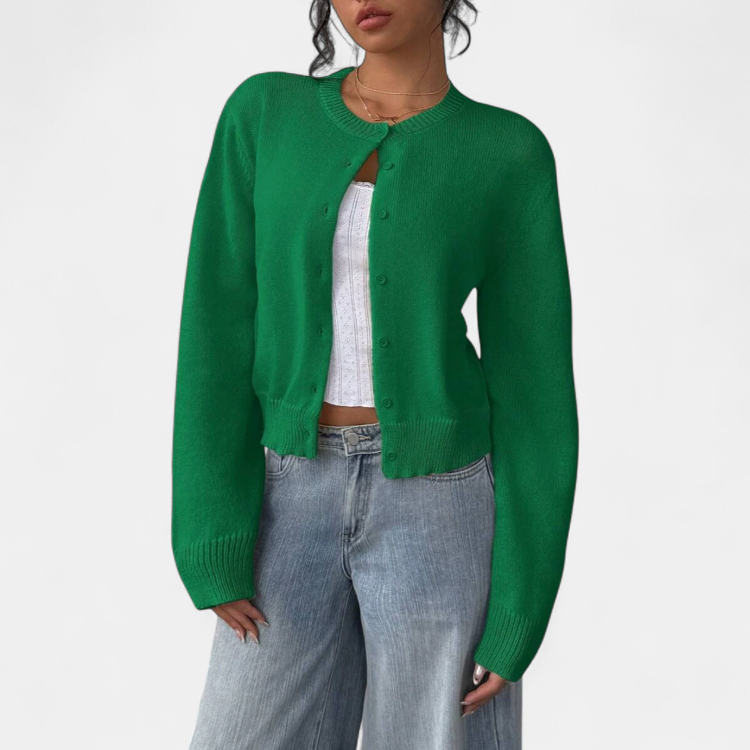 Quinn | Cosy Button-Front Knit Cardigan