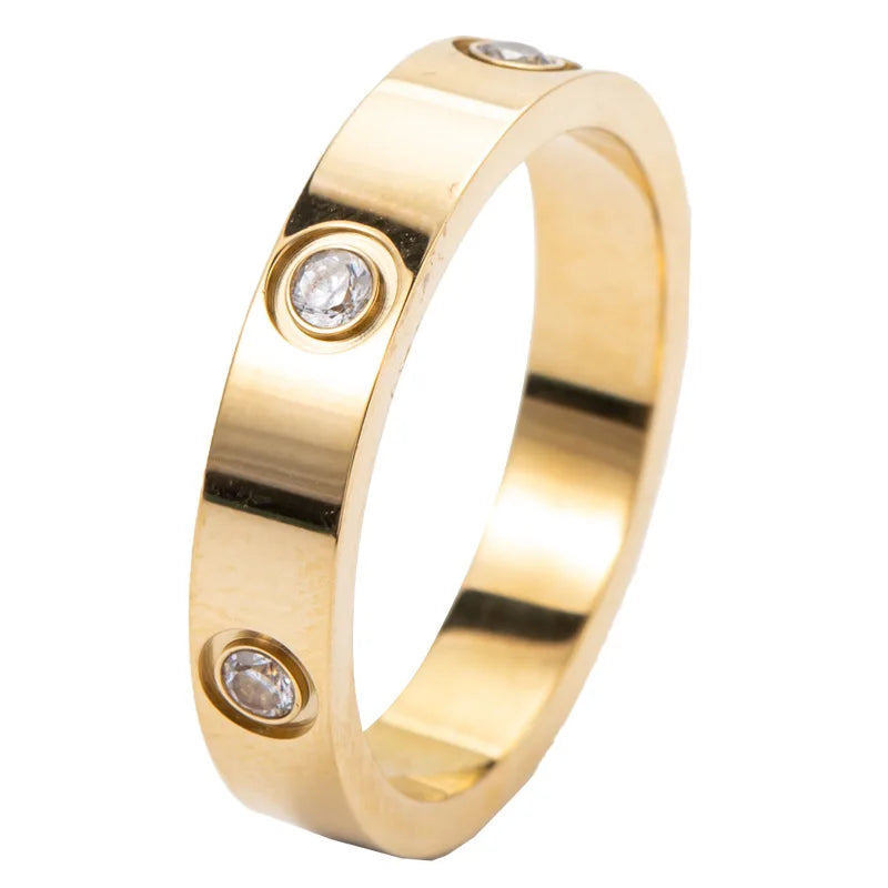 Verity | Sleek Modern Gold Ring
