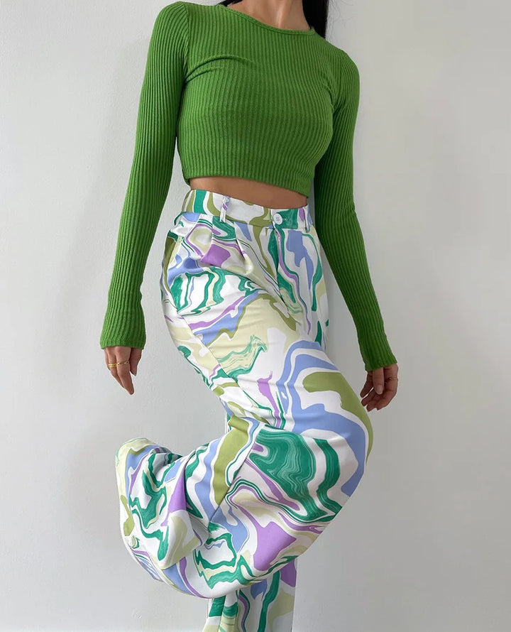 Victoria | Expressive printed swirl set