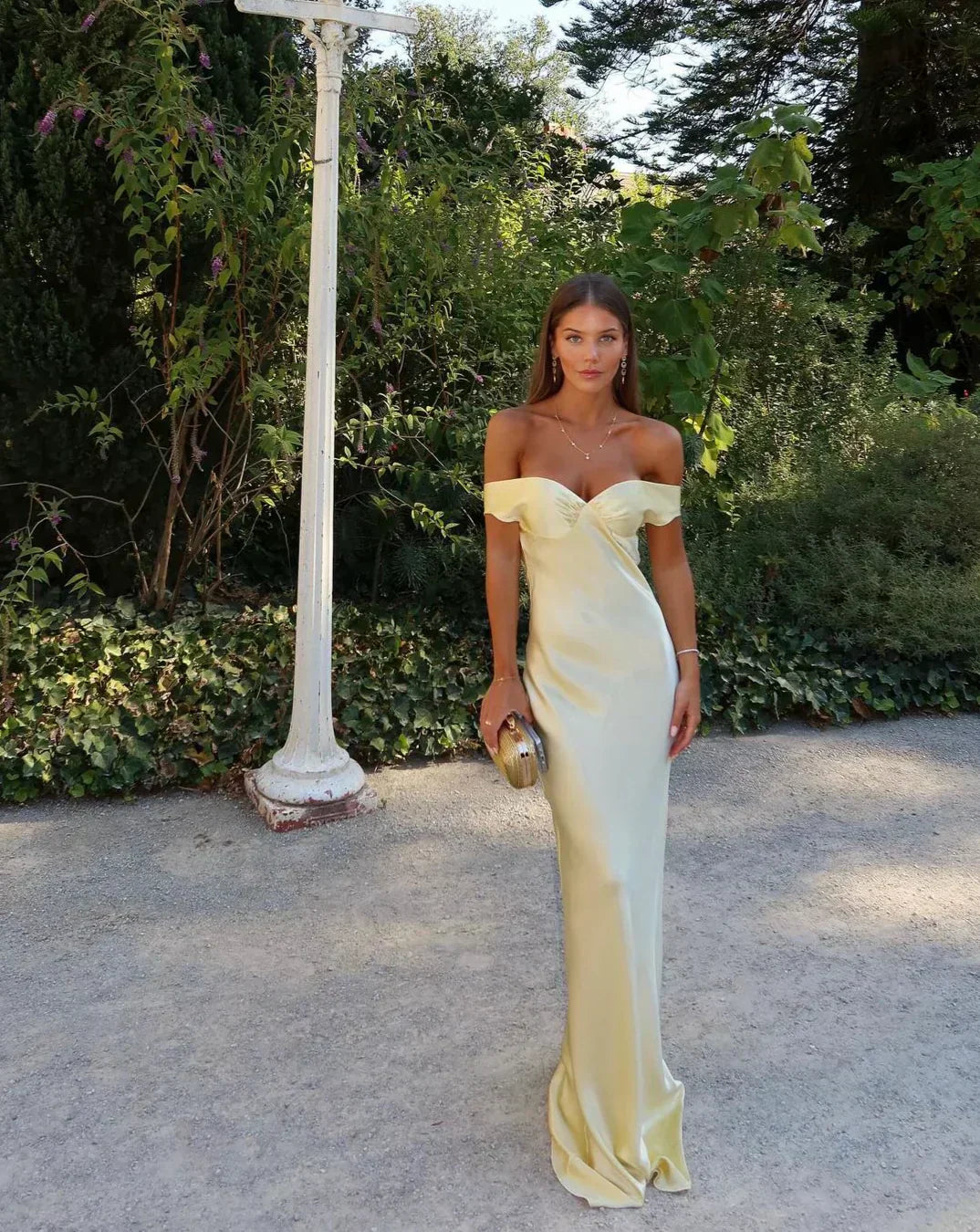 Margot - Satin Maxi Dress