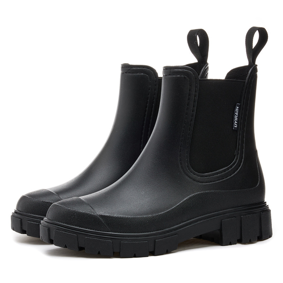 Evie | Waterproof Slip-On Chelsea Rain Boots