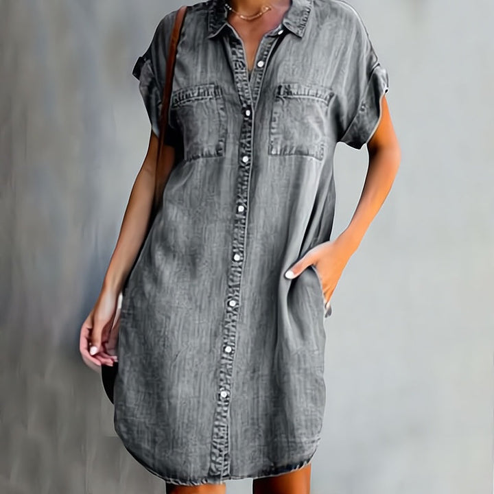 Ruby - Button-Up Shirt Dress