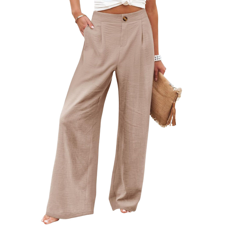 Annabelle | Relaxed High-Waist Wide Leg Trousers