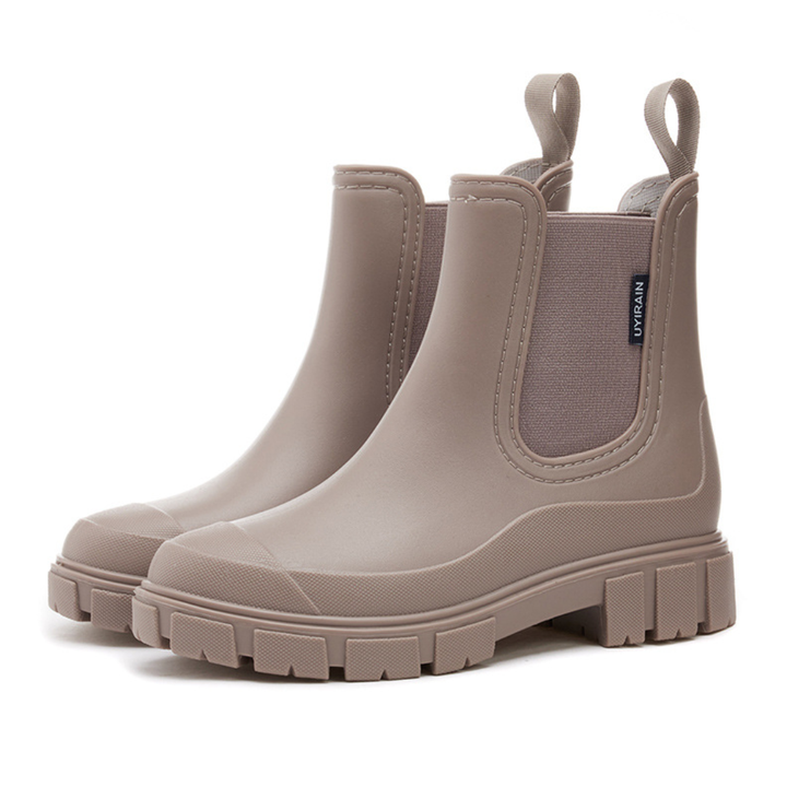 Evie | Waterproof Slip-On Chelsea Rain Boots