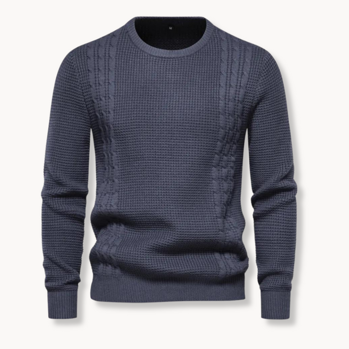 Dylan - Patchwork Knit Jumper