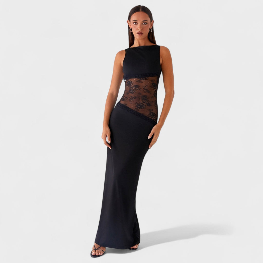 Hazel - Long Lace Dress