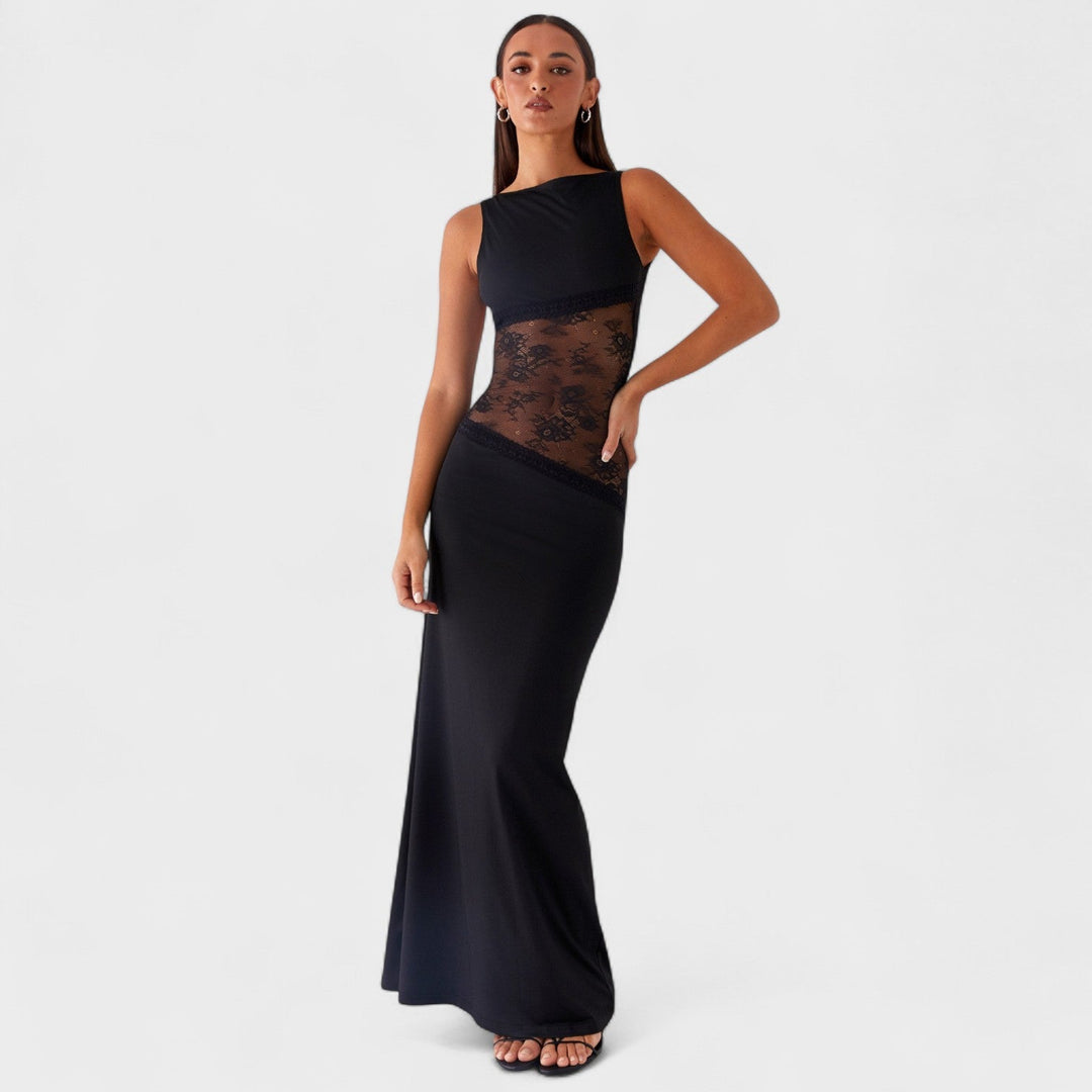 Hazel - Long Lace Dress