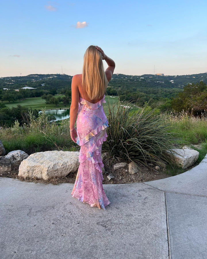 Marnie - Ruffle Long Dress