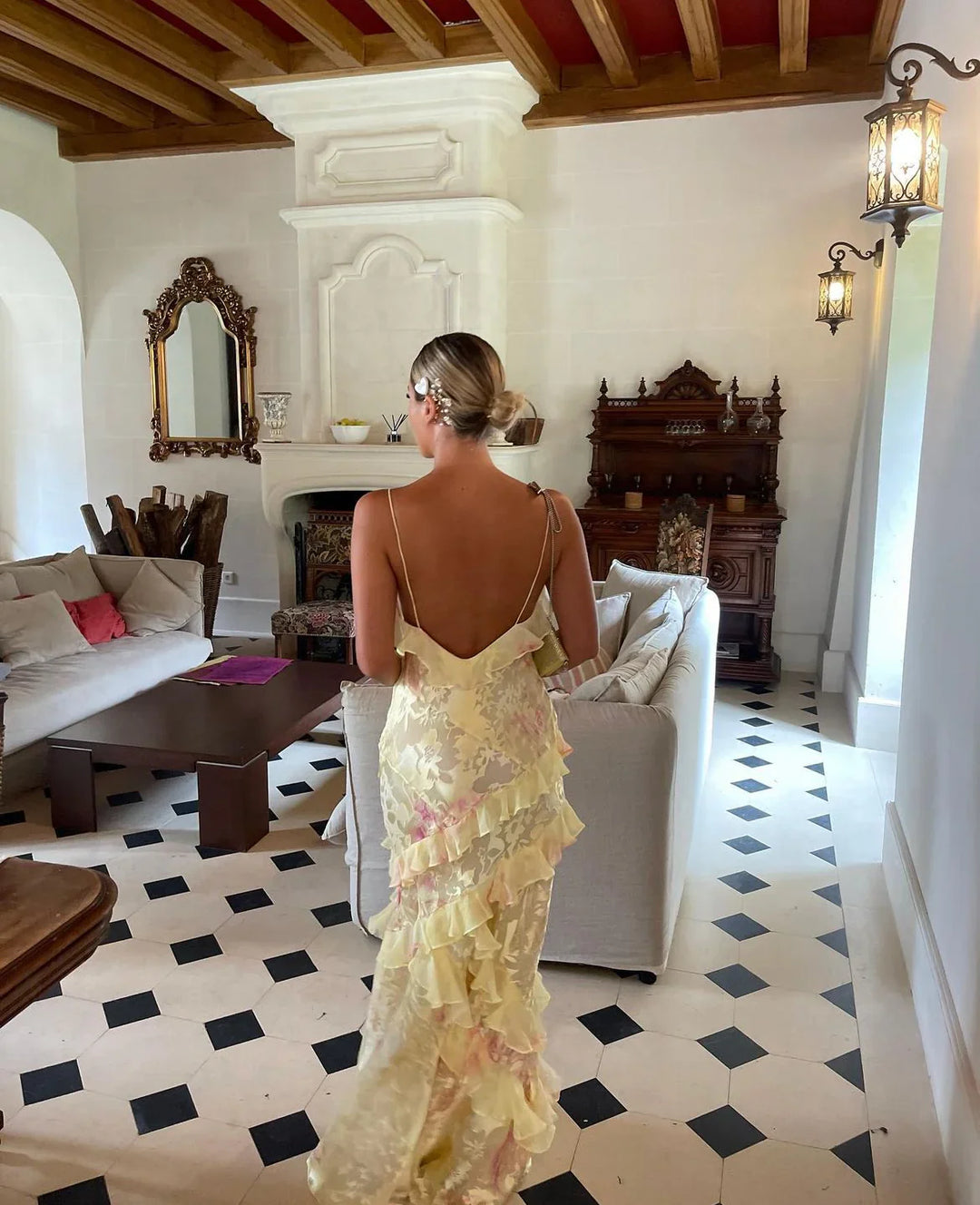 Marnie - Ruffle Long Dress