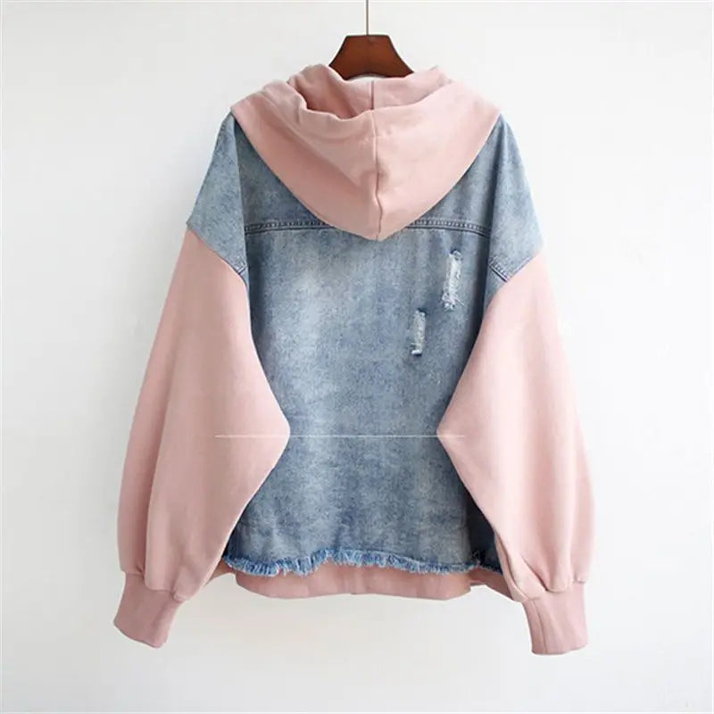Mia | Dual-Tone Denim Jacket