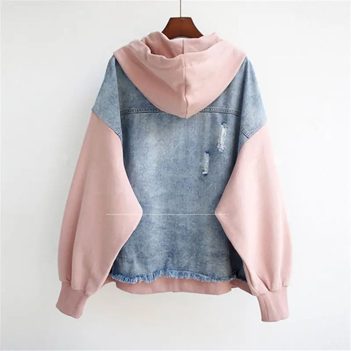 Mia | Dual-Tone Denim Jacket