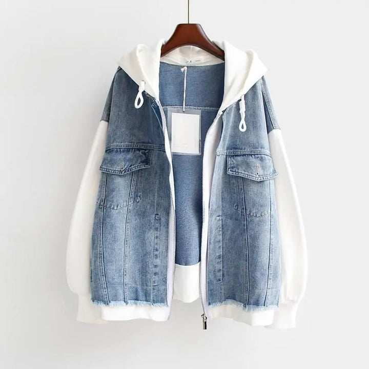 Mia | Dual-Tone Denim Jacket