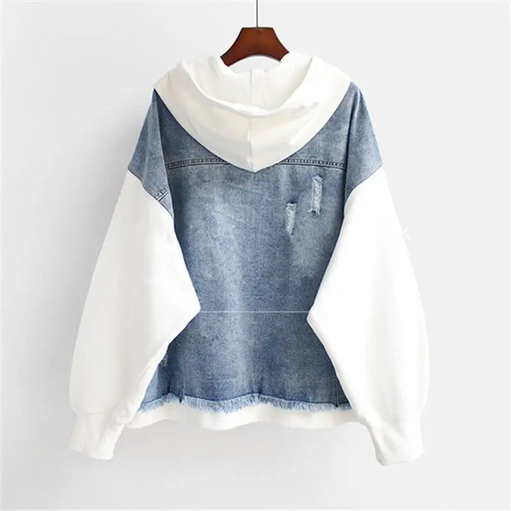 Mia | Dual-Tone Denim Jacket