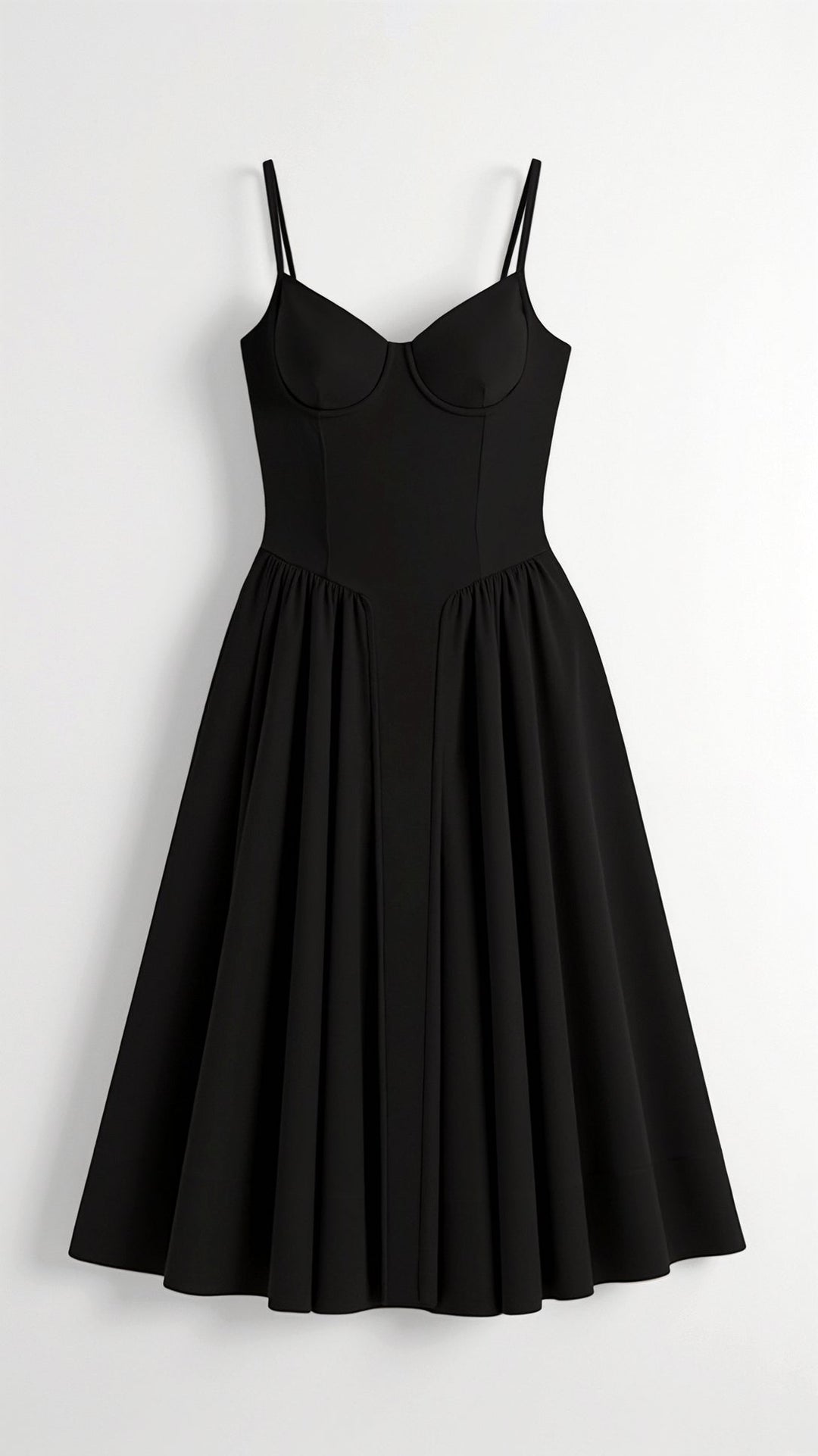 Kelsey - Structured Corset Midi Dress