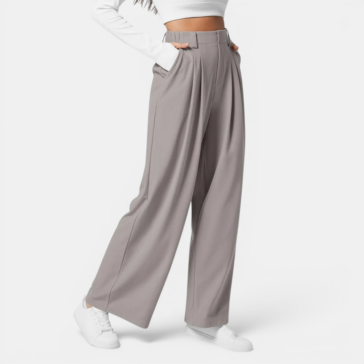 Phoebe | Relaxed High-Waist Wide-Leg Trousers