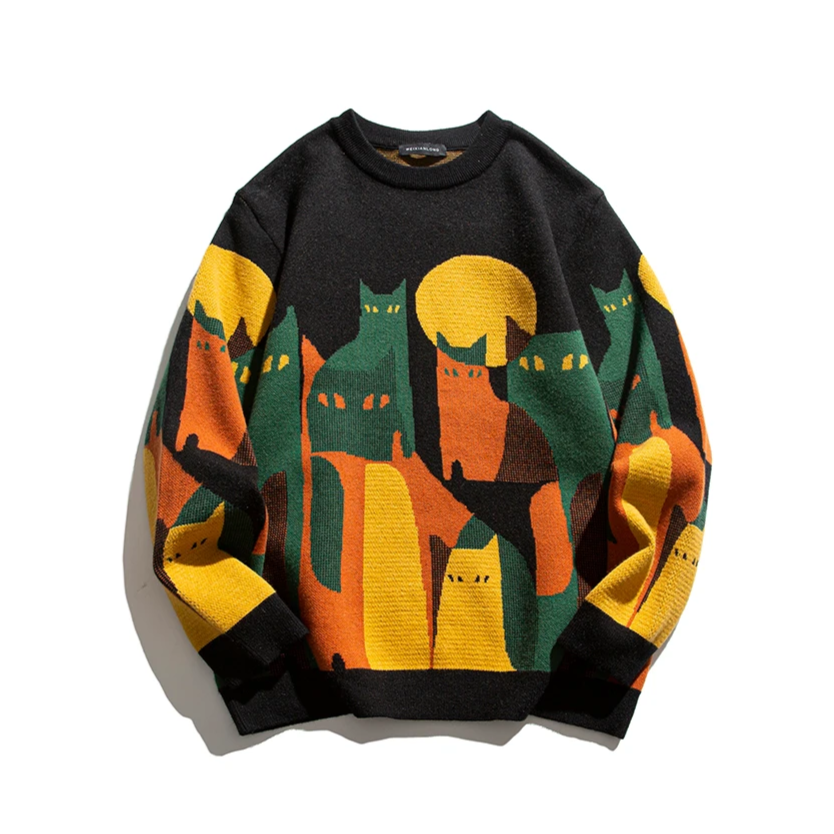 Hayley | Unisex Cat Sweater