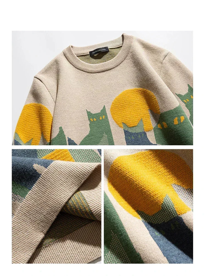 Hayley | Unisex Cat Sweater