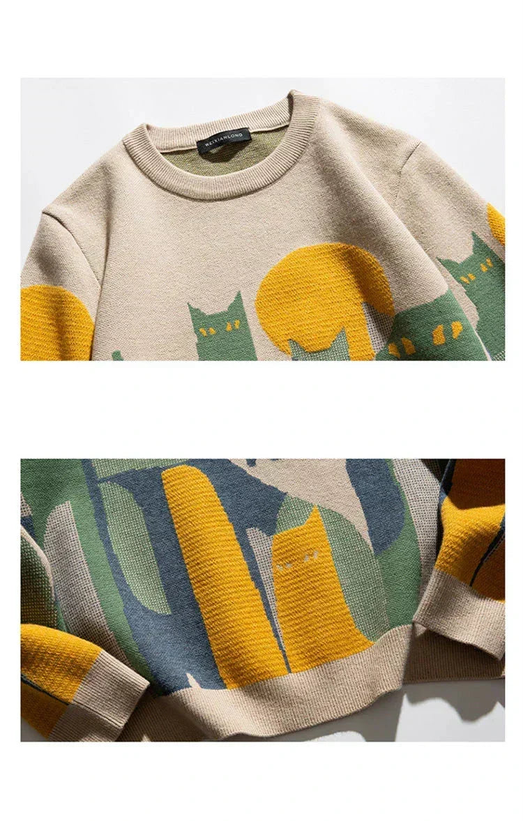 Hayley | Unisex Cat Sweater
