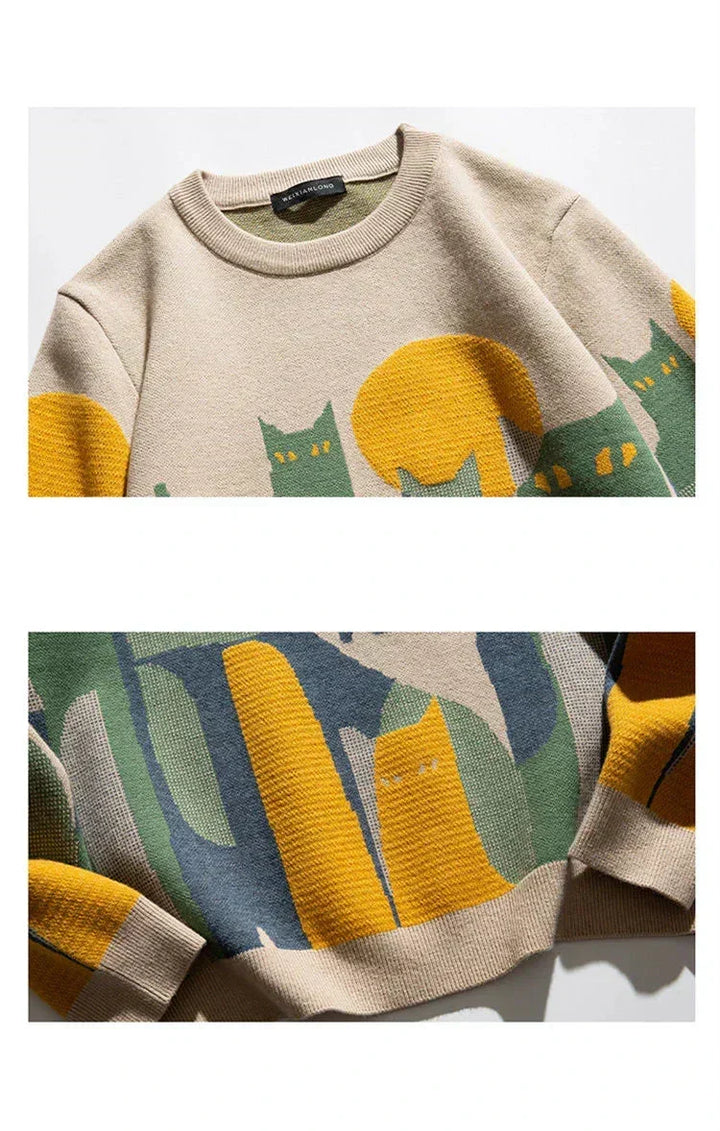Hayley | Unisex Cat Sweater