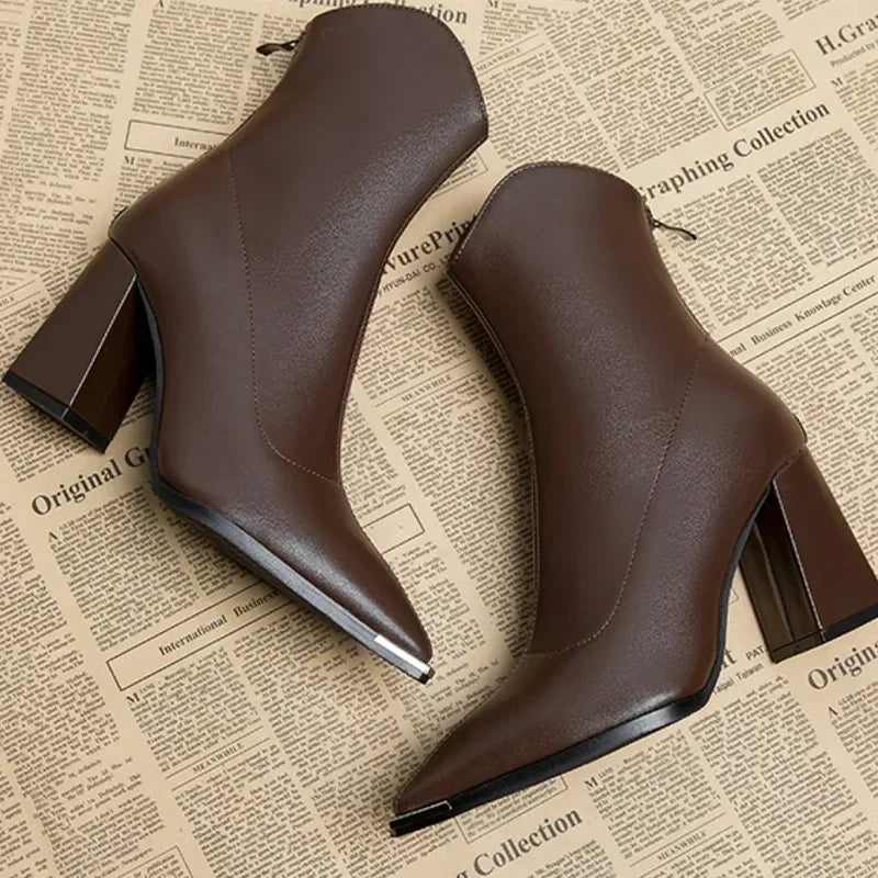 Imogen | Chrome Tip Chelsea Boots