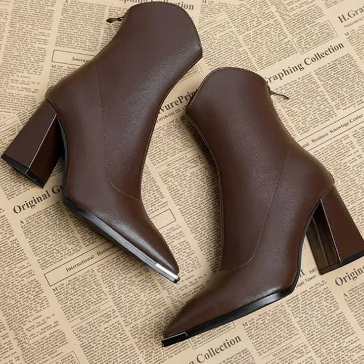 Imogen | Chrome Tip Chelsea Boots
