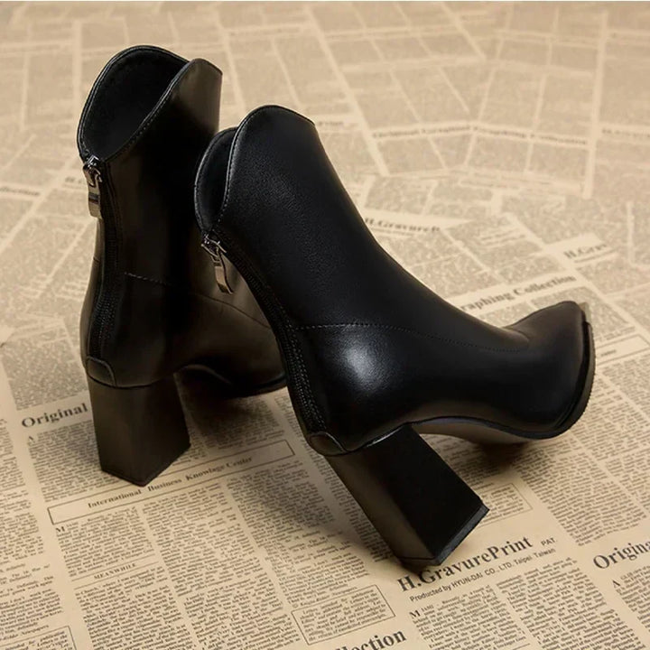 Imogen | Chrome Tip Chelsea Boots