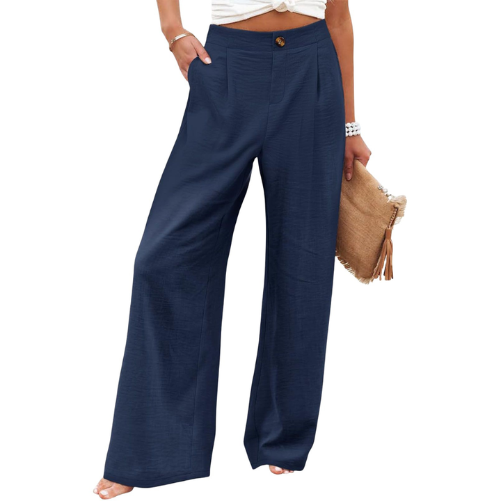 Annabelle | Relaxed High-Waist Wide Leg Trousers