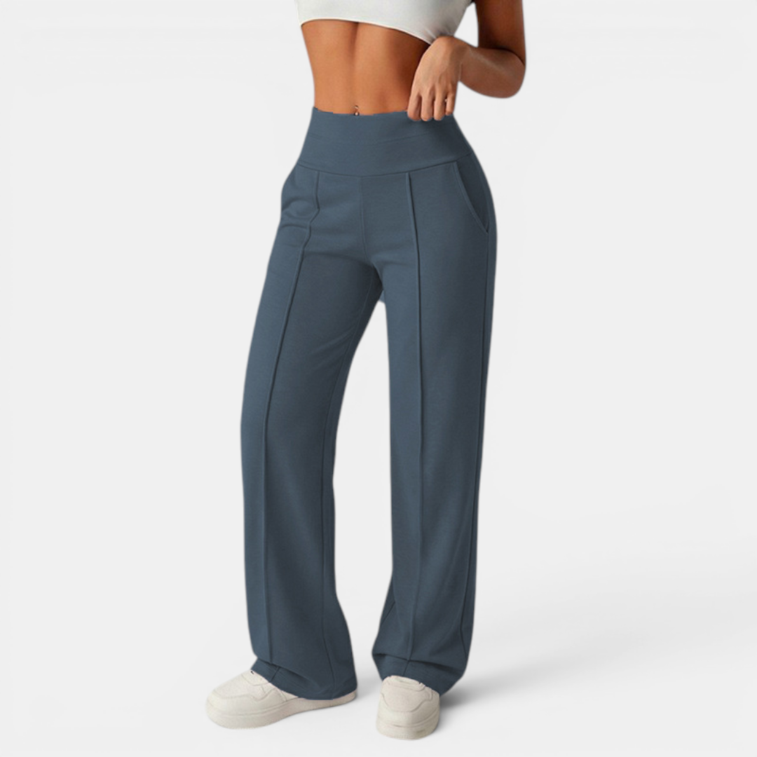 Molly | Flowy High-Waist Wide-Leg Pants