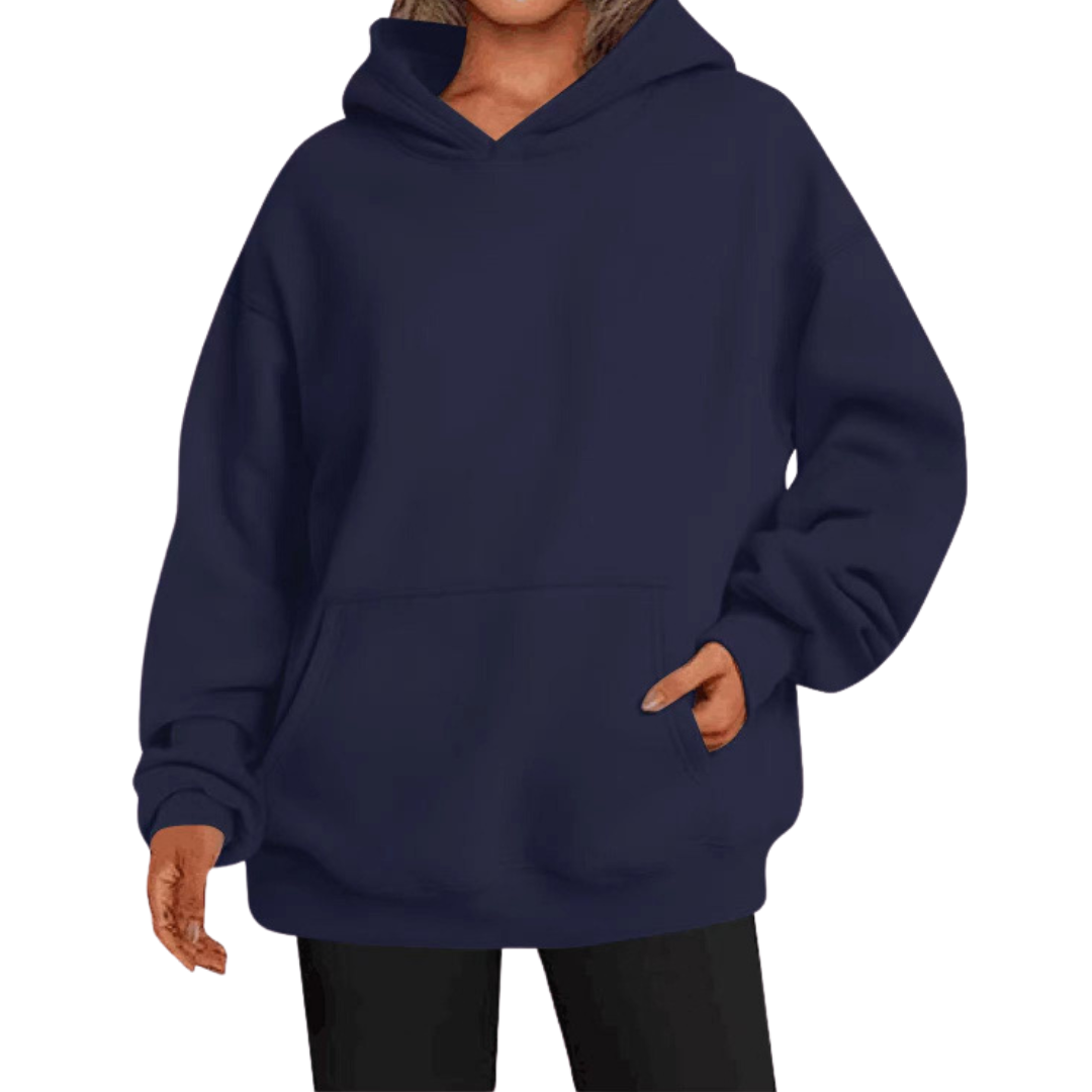 Xanthe | Cosy Oversized Fleece Pullover Hoodie