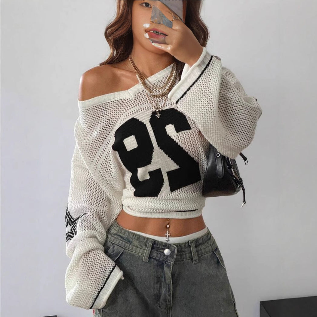 Samantha | Retro Long Sleeve Pullover Sweater