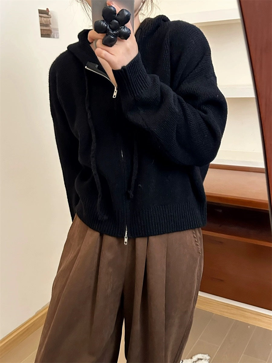 Scarlett | Cosy Long Sleeve Hooded Cardigan