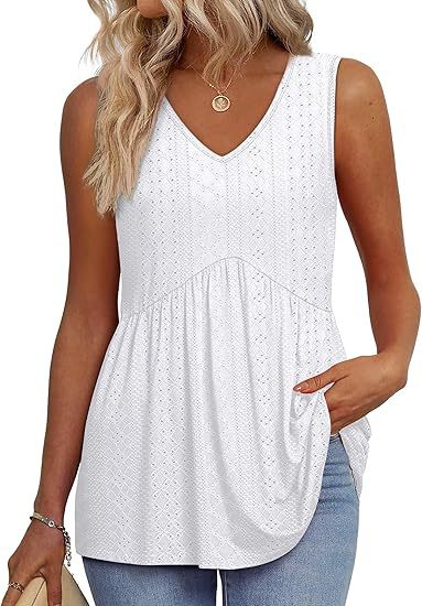 Megan | Effortless Flowy Sleeveless Tank Top