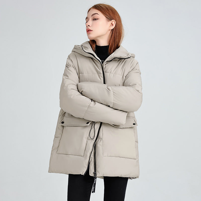 Felicity | Comfy Zip-Up Hooded Puffer Jacket
